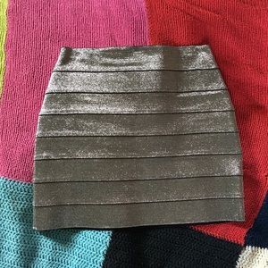 Express silver bandage skirt